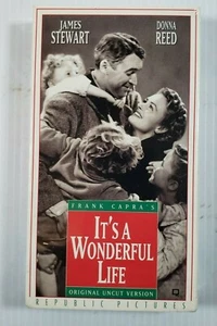 Its a Wonderful Life (VHS, 1993) NEW SEALED James Stewart Donna Reed Frank Capra - Picture 1 of 4