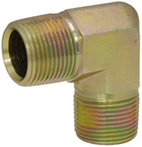 Adaptador 1/2"" NPT macho x 3/8"" NPT macho 90 grados codo 5500-08-06 9-5500-8-6 - Imagen 1 de 2