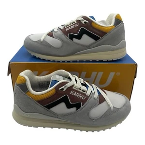 Karhu Synchron Classic Shoes Mens 8 Womens 9.5 Jet Black Dawn Blue Grey F802668 - Picture 1 of 10