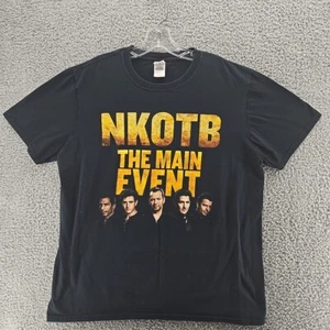 New Kids On The Block Main Event Concert Tour T Shirt Large Double Sided 2015 - Picture 1 of 7