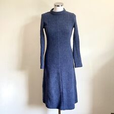 Related woolly winter blue dress 6