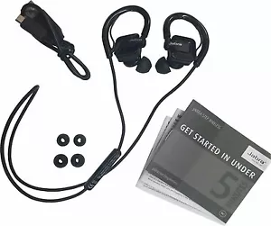 Jabra STEP Black Ear-Hook Headset Wireless Bluetooth Stereo Music Sport Earbuds - Picture 1 of 1