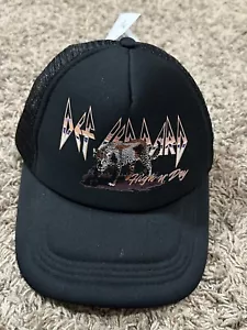 Cappello camionista unisex nuovo con etichette Def Leopard Rock & Roll Music Band designer streetwear - Foto 1 di 4