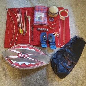 Massai Massai Outfit Schmuck Schild Stammes Theater Requisite Perlen Halskette Speer - Bild 1 von 14