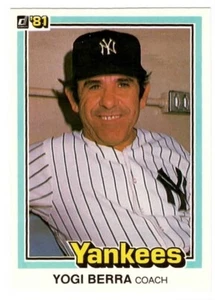 1981 Donruss - #351 Yogi Berra - Picture 1 of 2