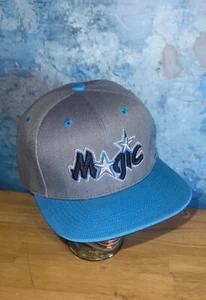 Orlando Magic Hat Cap Mitchell & Ness NBA Basketball Mesh gray blue Snapback - Picture 1 of 6