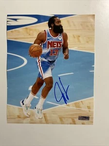 James Harden Brooklyn Nets Signed Autographed 8x10 Photo - Picture 1 of 2