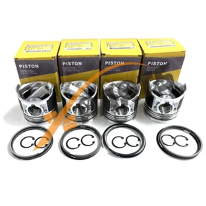 New 4 set Piston & Ring For ISUZU D201 Engine 2.2Di SE2.2 Thermo King SB - Picture 1 of 6