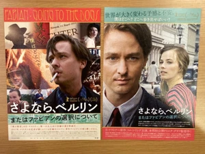 "Fabian: Going to the Dogs" volante de película japonesa, Tom Schilling, Saskia Rosendahl - Imagen 1 de 2