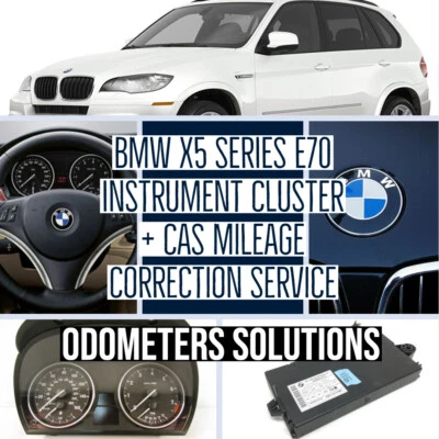 BMW X5 SERIES E70 Instrument Cluster + CAS Mileage Correction Service - Image 1 of 4