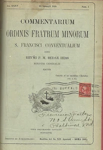 FRANCISCAN FRIARS BOUND MAGAZINE, 24 ISSUES, JAN 1938-DEC 1939, COMMENTARIUM  - Bild 1 von 2