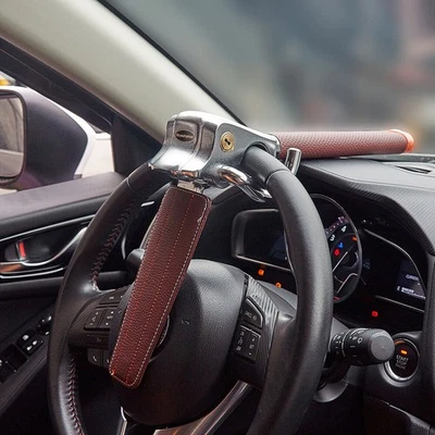 Universal Vehicle Car Steering Wheel Lock Anti-Theft Devices w/ 2 Keys Safety $ - Image 1 of 4