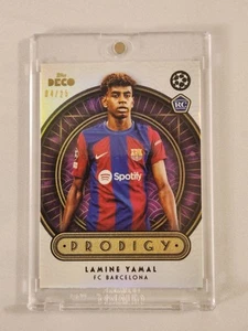 2023-24 Topps Deco UCC Lamine Yamal Prodigy Purple /25  - Picture 1 of 1