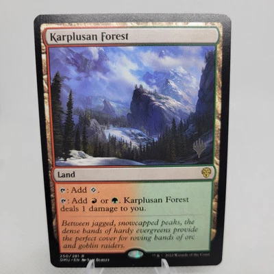 MTG Karplusan Forest - Dominaria United 250/281 - Non Foil Rare - NM - Image 1 of 4