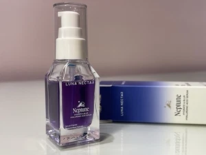 Neu im Karton Luna Nektar Neptun Hydrat & Weichzeichnen Hyaluronsäure Serum 1,01 Unzen volle Größe - Bild 1 von 7