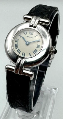 Cartier Colisée Must De Cartier Sterling Silver Ladies 24mm Quartz Watch LW-309 - Image 1 of 4