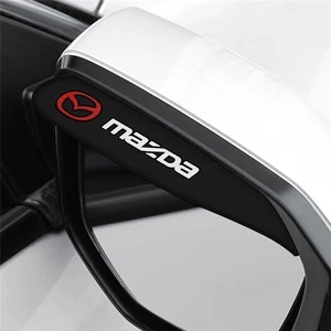 2X Eyebrow Sun Visor for Mazda Car Accessories Rear View Mirror Rain Board - Picture 1 of 8