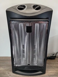 Comfort Zone 1500W Space Heater Black Portable Heater 2 Settings CZQTV007 BK - Picture 1 of 7