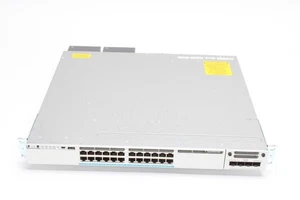 Cisco Catalyst WS-C3850-24XU-E Multigig UPoE Network Switch With C3850-NM-4-10G - Picture 1 of 7