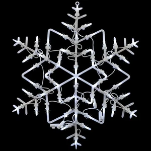 Northlight 18" LED Iluminado Copo de Nieve Navidad Ventana Silueta Decoración - Imagen 1 de 5