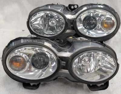 02-08 Jaguar X-Type Faros XENÓN Lentes Pulidas Derecha y Derecha con Ajustadores Nuevos Foto 1 de 4