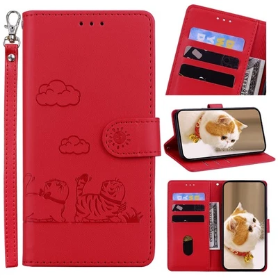 Flip Leather Card Slot Anti Theft Brush Shockproof Phone Case For Various Covers - Image 1 of 4