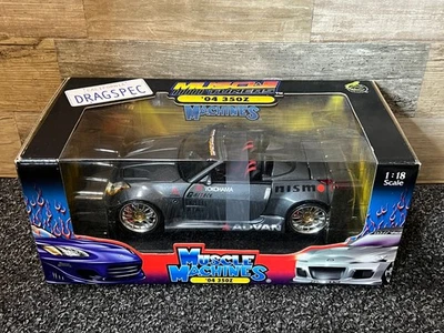 Funline Muscle Machines 2004 Nissan 350Z Nismo Grey Diecast 1/18 Car - Image 1 of 4
