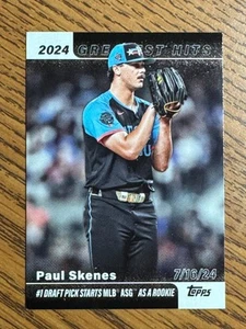 2025 Topps '24 Greatest Hits #GH24 Paul Skenes Pittsburgh Pirates (3021) - Bild 1 von 2