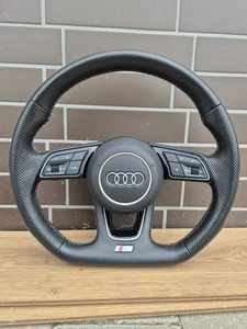 STEERING WHEEL LENKRAD SPORT AUDI A1 A3 8Y Q3 8Y A4 B9 A5 S-LINE AIRBAG KOMPLETT - Bild 1 von 18