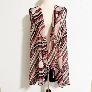 Chicos gestreifte ärmellose Strickjacke Arwan Mixed Media Größe M - Bild 1 von 11