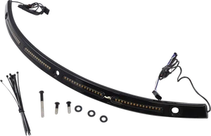 Custom Dynamics CD-WT2-14-B Genesis 4 Dynamic LED Batwing Parabrisas Borde Negro - Imagen 1 de 1