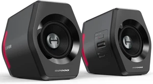 Edifier G2000 gaming speaker PC PC PS5 monitor Bluetooth/USB-A/3.5mm Black - Picture 1 of 7