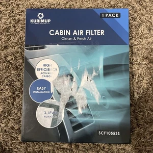 Kurimup Cabin Air Filter 1 Pack SCF10553S NEW OPEN BOX - Picture 1 of 4