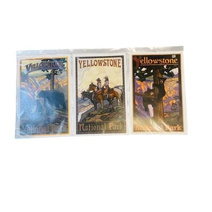 Paul A. Lanquist Yellowstone National Park Elk Print Poster LOT Of 3 11x17 PAL - Picture 1 of 5