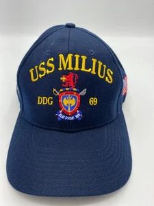 Cappello da baseball berretto The Corps USS Milius DDG 69 logo blu taglia unica - Foto 1 di 7