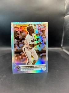 2022 Topps Chrome Andrew Mccutchen Sepia Refractor 153 Philadelphia Phillies - Picture 1 of 2
