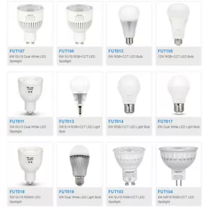 Milight / MiBoxer 2.4G Led Bulb GU10 E27 RGB+CCT Smart Light Wifi Remote Control - Picture 1 of 16