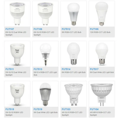 MiBoxer 2.4G Led Bulb GU10 E27 RGB+CCT Smart Light Wifi Remote Control Mi-light  - Image 1 of 4