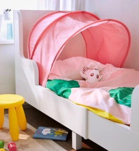 IKEA SUFFLET PINK KIDS/ CHILDRENS BED CANOPY BED TENT Beach - Picture 1 of 5