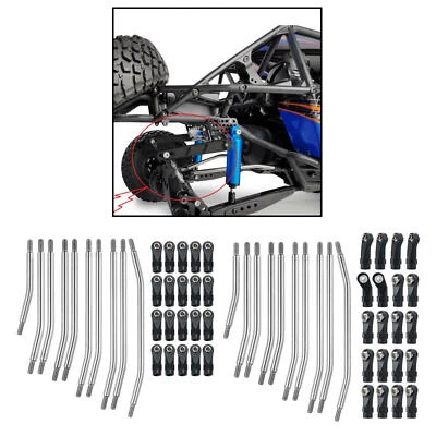 In Acciaio Inox Asta di Collegamento End per Axial SCX10 1:10   - Immagine 1 di 2