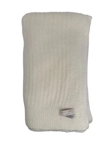 Barefoot Dreams Cozychic Lite Ribbed Throw Blanket Pearl Nylon 54"x72" - Picture 1 of 5