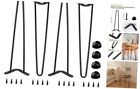 17inch 4 Pieces Metal Funiture Leg, Home DIY for End Table, Coffee Table, 