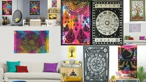 Wholesale Lot 13Pc WallHanging Tapestry Decor Throw Mandala Indian Cotton Poster - Picture 1 of 12