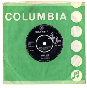 THE SHADOWS - MARY ANNE / CHU-CHI.UK ORIG 1965 7" & CO/SL.N/MINT - Picture 1 of 2