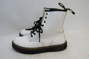 Dr. Martens Womens Size 9 M White Leather 8 Eye Ankle Fashion Boots Bootie - Picture 1 of 11