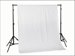 FREE SHIPPING 10 x 10 ft Cotton Muslin Backdrop Backgrounds White - Picture 1 of 2