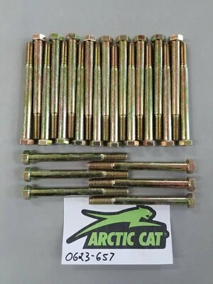RIVERCITY FASTENER & SUPPLY Arctic Cat 0623-657 3/8-16x4.25 Grade 8 Bolts / Hex Head Cap Screws (25)