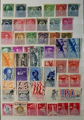 USA, from 1870, 165 used stamps, comb. shipping. - Image 1 of 4