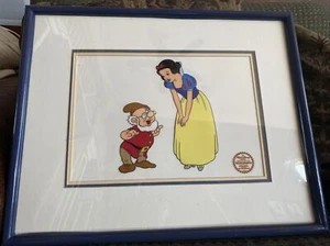 Walt Disney's Snow White and Doc LE 9,500. 11x14 Animation Serigraph Cel - Picture 1 of 7
