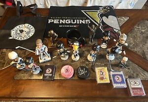 Wilkes Barre Scranton WBS Penguins Hockey Mixed Lot Bobblehead Cards Pucks